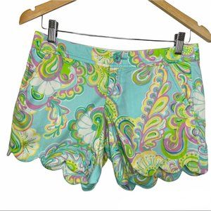 LILLY PULITZER  Pastel Paisley Buttercup Shorts
